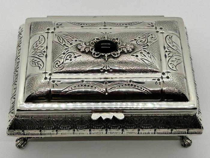 Greggio Rino - Doos - met de hand geslepen - .800 zilver -, Antiek en Kunst, Antiek | Goud en Zilver
