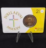 Italië. 2 Euro 2025 Giubileo (2 monete) Proof + BU (Zonder, Postzegels en Munten, Munten | Europa | Euromunten