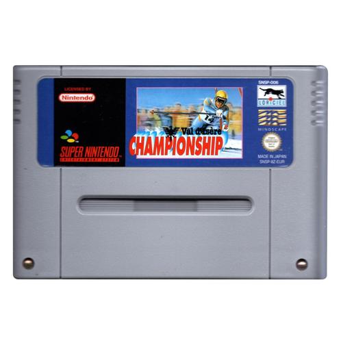SNES Val dIsere Championship - Verkleurd (Losse Cassette), Spelcomputers en Games, Games | Nintendo Super NES, Zo goed als nieuw