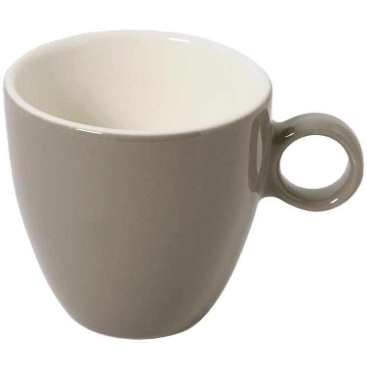 Koffiekopjes | APPLE | Porselein | Lichtgrijs | 19cl | 12, Zakelijke goederen, Horeca | Keukenapparatuur, Nieuw in verpakking