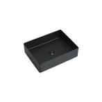 Wastafel Vincenza 47x36x13cm mat zwart, Verzenden, Nieuw