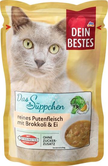 Je besteNatvoer kattensoep met kalkoen, broccoli & ei, d... beschikbaar voor biedingen