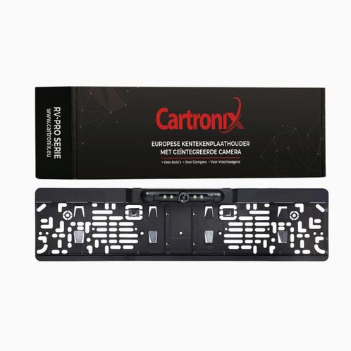Cartronix RV-420 PRO kentekenplaathouder met camera Full HD, Auto diversen, Achteruitrijcamera's, Nieuw, Ophalen of Verzenden