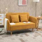 TRUUSK Dubbelbank Loveseat Met Kussens, Verstelbare Voetenst, Verzenden, Nieuw