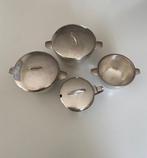 Fratelli Calderoni - Gio Ponti - Set soepkommen - zilveren