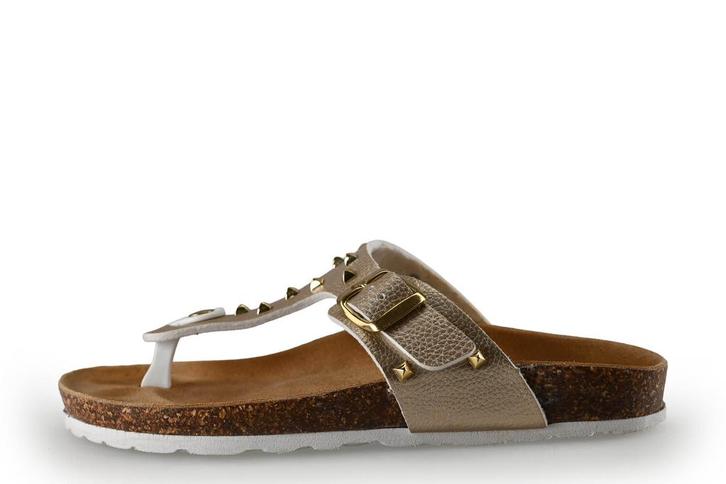 Leon slippers in maat 37 Zilver | 15% korting, Kleding | Dames, Schoenen, Overige kleuren, Gedragen, Slippers, Verzenden