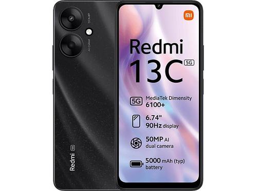 Xiaomi -  Redmi 13c 5g - 128 Gb  - Zwart, Telecommunicatie, Mobiele telefoons | Overige merken, Nieuw, Zonder abonnement, Verzenden