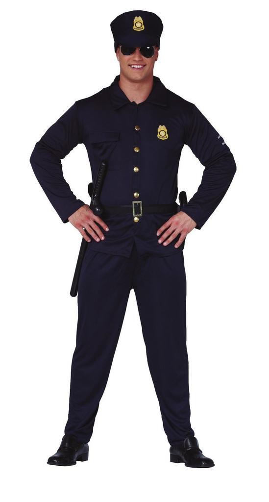 Politiepak Deluxe, Kleding | Heren, Carnavalskleding en Feestkleding, Nieuw, Verzenden