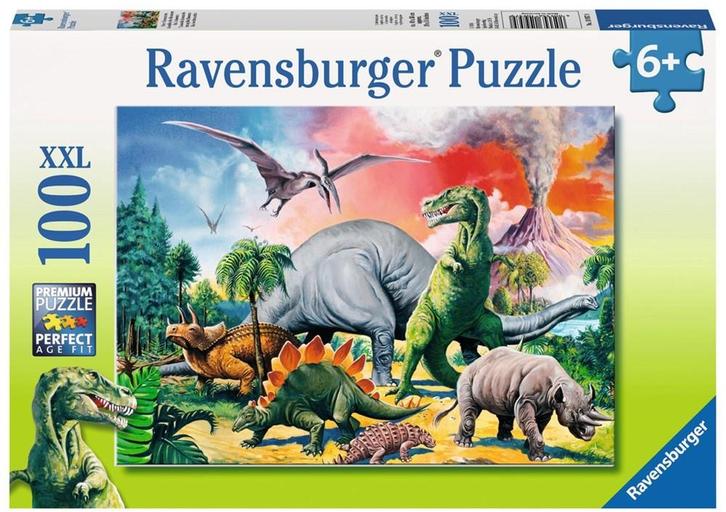 Tussen De Dinosauriërs Puzzel (100 XXL stukjes) |, Kinderen en Baby's, Speelgoed | Kinderpuzzels, Nieuw, Verzenden
