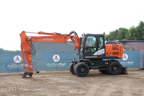 Veiling: Wielgraafmachine Hitachi ZX140W-5B Diesel 2016, Zakelijke goederen, Machines en Bouw | Kranen en Graafmachines, Graafmachine