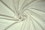 Viscose tricot – Wit, 200 cm of meer, Nieuw, Overige materialen, Ophalen of Verzenden
