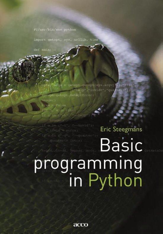 9789463440233 Basic programming in Python, Boeken, Schoolboeken, Nieuw, Verzenden