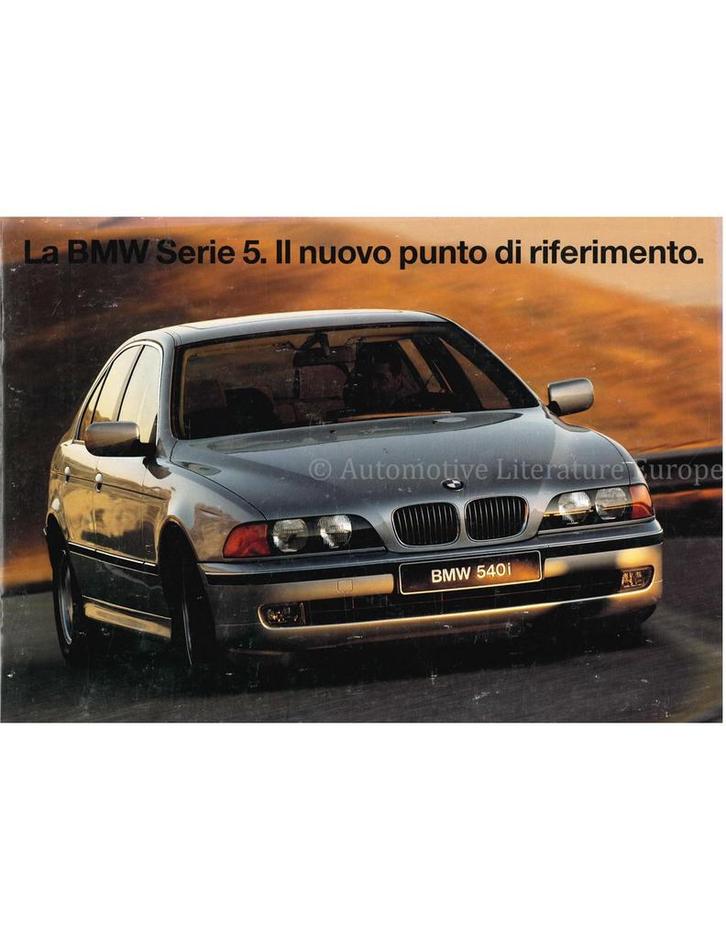 1996 BMW 5 SERIE SEDAN BROCHURE ITALIAANS, Boeken, Auto's | Folders en Tijdschriften, BMW
