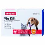2x Beaphar Vlo Kill Anti Vlooien Tabletten Hond 1 -11 kg 6 t, Dieren en Toebehoren, Overige Dieren