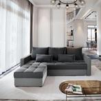 *SALE* Slaapbank met opbergruimte Kos | Antraciet/Grijs €499, Huis en Inrichting, Banken | Bankstellen, Hout, 125 tot 150 cm, Verzenden