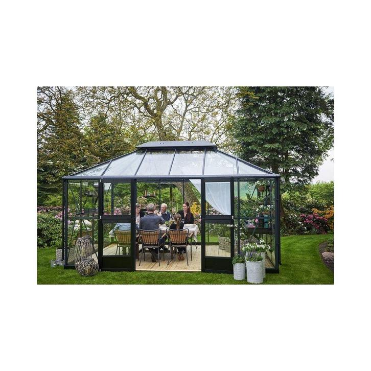 Juliana Grand Oase 13,0 tuinkamer - antracietgrijs, Tuin en Terras, Tuinhuizen, Nieuw, Verzenden