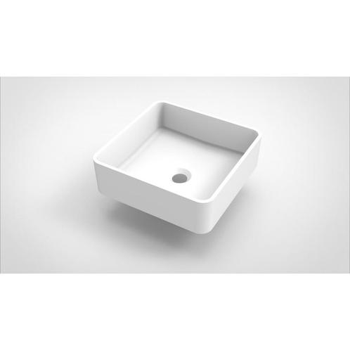 Opbouw Waskom Arcqua Case Vierkant 37x37 cm Mat Wit, Doe-het-zelf en Verbouw, Sanitair, Overige typen, Nieuw, Ophalen of Verzenden