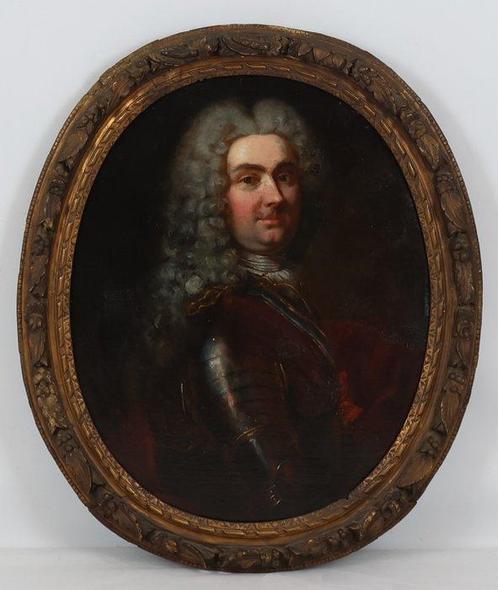 Europese school (VXIII) - Portret van een edelman, Antiek en Kunst, Kunst | Schilderijen | Klassiek