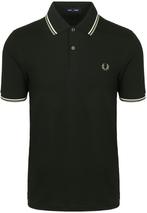 Fred Perry Polo Twin Tipped M3600 Donkergroen maat XXL Heren, Kleding | Heren, Verzenden, Nieuw, Overige maten, Fred Perry
