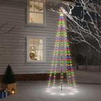 vidaXL Kerstboom met grondpin 310 LEDs meerkleurig 300 cm, Diversen, Kerst, Verzenden, Nieuw