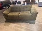 Luxe design seat 3 zits bank 2 kussens oker geel nieuw model, Ophalen, 75 tot 100 cm, Rechte bank, Stof