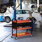 TRUUSK Werkbank 100 Kg Belastbaar, Rood, Ideaal Voor Garage,, Doe-het-zelf en Verbouw, Kratten en Dozen, Verzenden, Nieuw