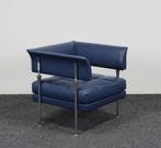 Poltrona Frau Hydra Castor Fauteuil Blauw, Gebruikt, Ophalen of Verzenden