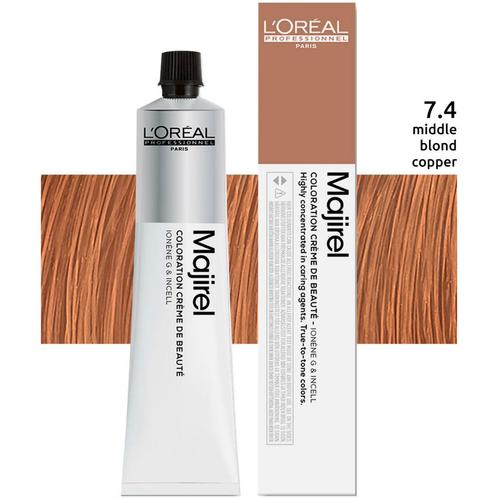 LOréal  Majirel  7.4 Koperblond  50 ml, Sieraden, Tassen en Uiterlijk, Uiterlijk | Haarverzorging, Nieuw, Verzenden
