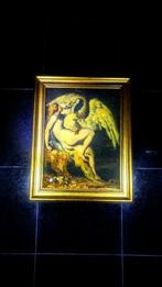 Baltische barnsteen - Leda en de zwaan door Theodore, Antiek en Kunst