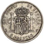 Spanje. Alfonso XIII. 5 Pesetas 1894. PGV. (Zonder