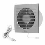 Europlast badkamerventilator 125 mm zilver met trekkoord en, Ophalen of Verzenden, Nieuw