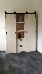 Barn Kast Industrieel Extra Duo deur - 120 x 40 x 210 cm -, Huis en Inrichting, Kasten | Kledingkasten, Ophalen of Verzenden, Nieuw