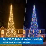 Fairybell 8 meter LUMINOUS SWITCH 3000 leds warm white OF, Nieuw