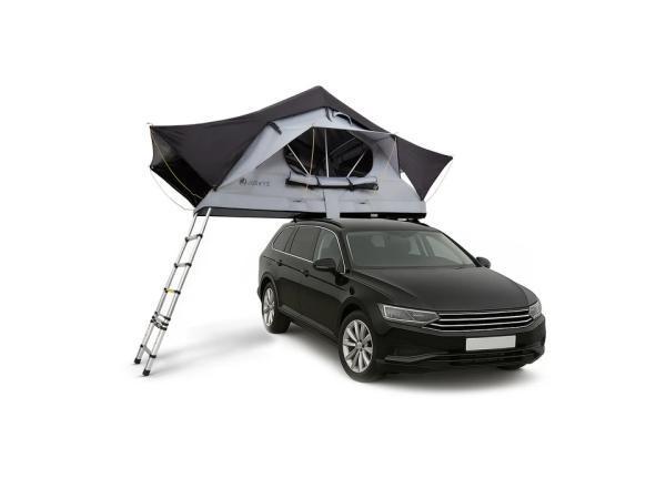 Veiling - Daktent Lago - 2-persoons - Incl. Matras - Zwart /, Caravans en Kamperen, Tenten, Nieuw