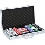 Lifetime Deluxe Pokerset In Aluminium Koffer Met 300 Chip..., Nieuw, Ophalen of Verzenden