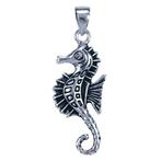 Zilveren Zeepaardje ketting hanger, Verzenden, Nieuw