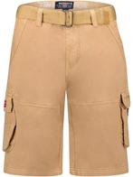 Heren Korte Broek Zakken Geographical Norway Pionec Beige, Verzenden, Nieuw, Beige