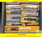 N-schaal 1/160 materiaal te koop: locomotieven, wagons, sets, Ophalen of Verzenden, Gebruikt