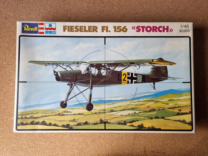 Revell H-2245 Fieseler Fi. 156 Storch 1:48, Hobby en Vrije tijd, Modelbouw | Vliegtuigen en Helikopters, Revell, Verzenden