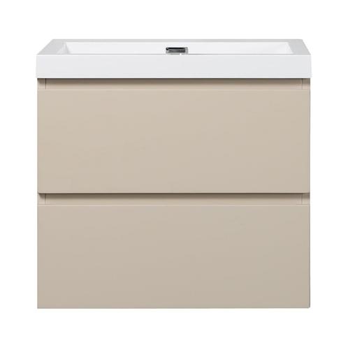 Badkamermeubel Summer 60cm mat beige zonder kraangat, Doe-het-zelf en Verbouw, Sanitair, Verzenden