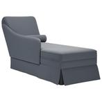 vidaXL Chaise longue met bolster&rechterarmleuning fluweel, Verzenden, Nieuw