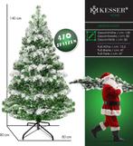 Kerstboom met sneeuw - Kunstkerstboom - 140 cm - Met standaa, Diversen, Kerst, Verzenden, Zo goed als nieuw
