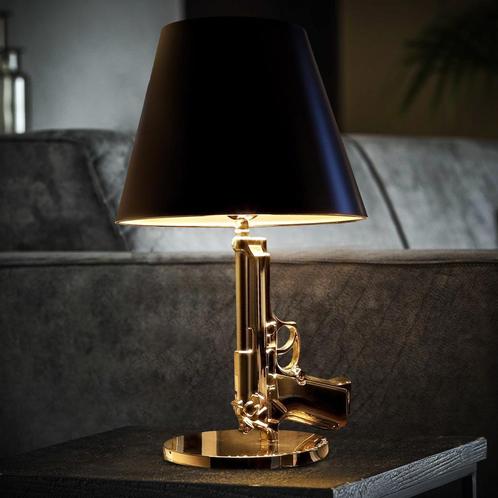Golden Gun Lamp Replica - Beretta Tafellamp - 43 x 24 x 43, Diversen, Overige Diversen, Nieuw, Verzenden