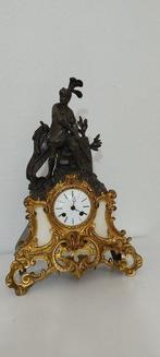 Figurale pendule - Brons, Messing - 1850-1900, Antiek en Kunst, Antiek | Klokken