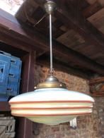 Plafondlamp - Glas, Messing - Extra large 40cm opaline