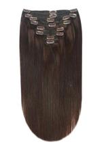 Remy Human Hair extensions straight 18 - bruin 3#, Sieraden, Tassen en Uiterlijk, Uiterlijk | Haarverzorging, Nieuw