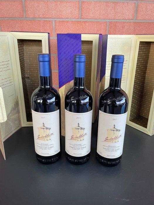 2015 Tenuta San Guido, Guidalberto - Toscane IGT - 3 Flessen, Verzamelen, Wijnen