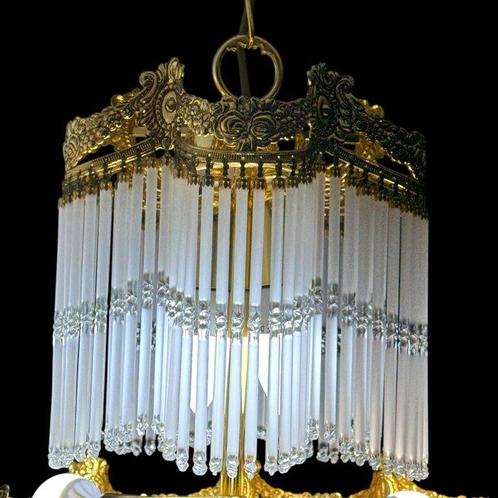 Espectacular Lámpara Chandelier de Diseño - Plafondlamp -, Antiek en Kunst, Antiek | Lampen