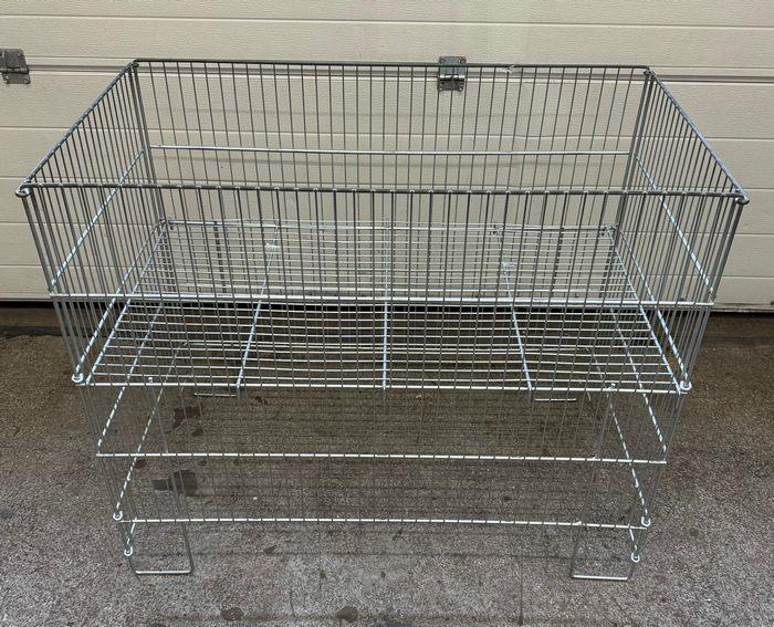 Stortmand, metaal B95 x D55 x H78cm, Zakelijke goederen, Kantoor en Winkelinrichting | Winkel en Inventaris