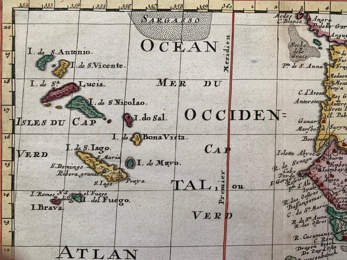 Kaapverdië - Cabo Verde, Mauritanië, Senegal, Gambia,, Boeken, Atlassen en Landkaarten